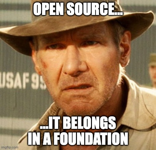 It belongs in a foundation